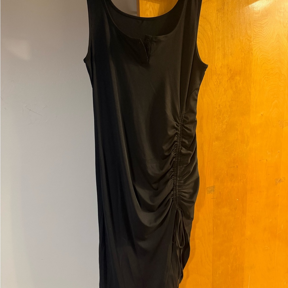 Casual Black Tanktop Dress